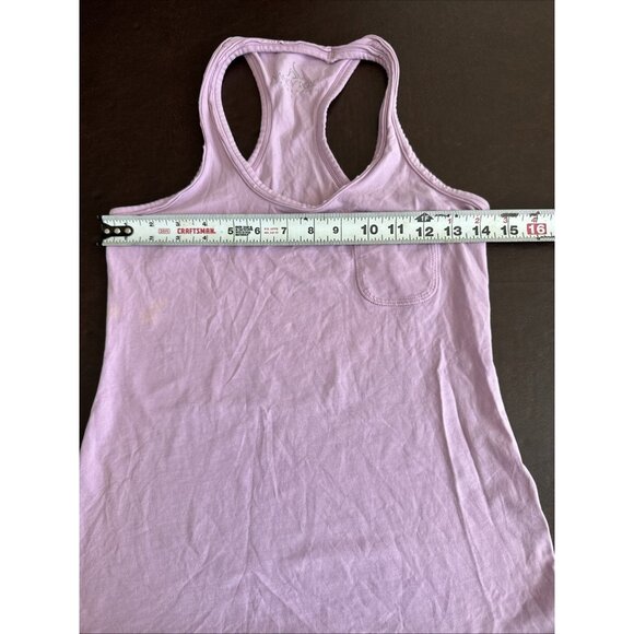 Nancy Rose Performance Lilac Racerback Tank Top Size 4 Pima Cotton Blend  Lycra - Picture 8 of 9